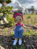 New Ms. Rachel Amigurumi Handmade Doll. A 100% handmade doll from organic yarn. Every stitch of this amigurumi doll has been carefully knitted with love❤️ 13" Tall, Retails $174+