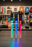 New 3 PACK Multi-Glow LED Flashlight & Glow Stick with Emergency Flasher & Detachable Whistle! Great for Home, Auto, Camping & Boat! Batteries NOT Included! BLUE, RED, GREEN!