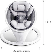 New in box! Munchkin Bluetooth Enabled Lightweight Baby Swing with Natural Sway in 5 Ranges of Motion, NO REMOTE, to operate use touchscreen! Retails $299+