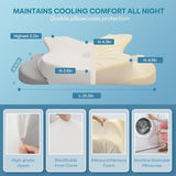 New Retails $60+ Muzsoul Cervical Pillow, Ergonomic Contour Pillow Memory Foam Pillow for Sleeping, Odorless Orthopedic Pillow with Comfort Support for Side Sleepers, Back & Stomach Sleepers