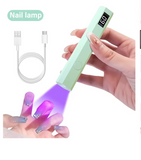 New YIKOOLIN Portable UV LED Nail Lamp USB Mini Nail Dryer UV LED Lamp for All Gel Nail Care UV LED Lamp for Home and Travel Use