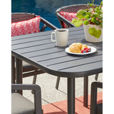 New in box! Retails $249+ Hampton Bay Napa Outdoor Dining Table! TABLE ONLY! CHAIRS NOT INCLUDED