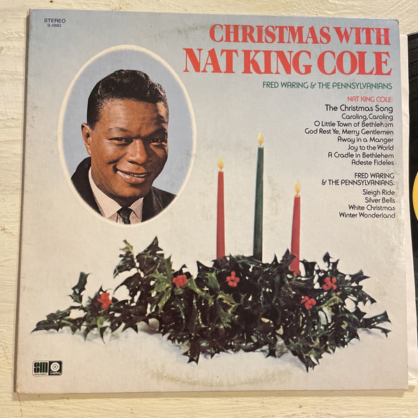 Pre-owned Christmas With Nat King Cole And Fred Waring And The Pennsylvanians LP Record