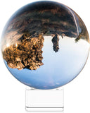 NEW 4 Inch Crystal Ball! Clear Glass Ball Photography Lens Ball for Home, Office, Photography Wedding Decoration Gift, made of premium K9 crystal material, flawless and lead free, 100% clear.