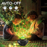 New 2 in 1 Galaxy Projector & Bluetooth Speaker with Remote! Star Projector, Amorno Nebula LED Night Light for Room Decor