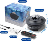 New 2 in 1 Galaxy Projector & Bluetooth Speaker with Remote! Star Projector, Amorno Nebula LED Night Light for Room Decor