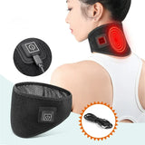 New Hohaski Neck Warmer Men and Women Warm Rechargeable Heating Neck Protector Hot Compress Adjustable USB Three Gears Controllable Neck Warmer