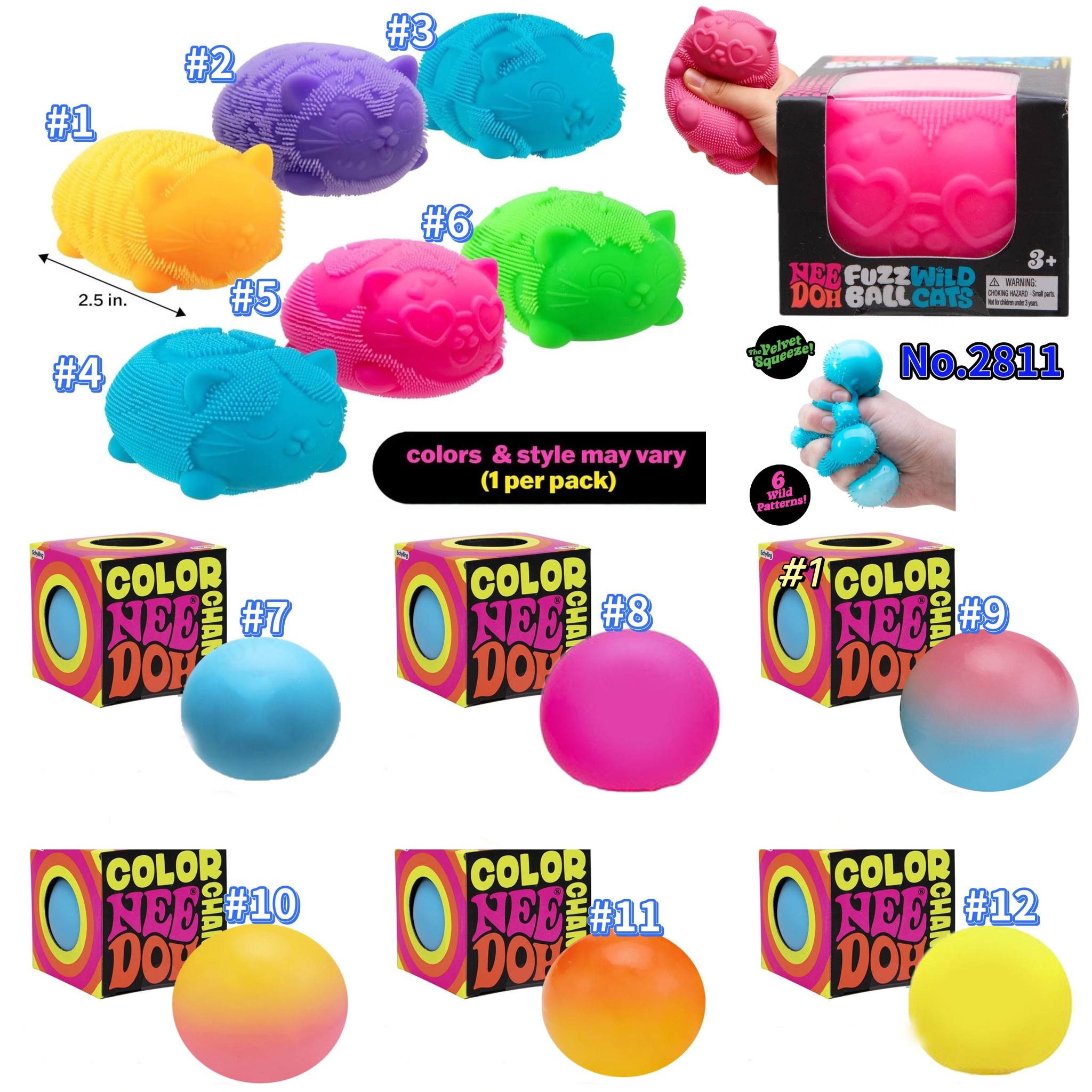 Pre-order New Squish Sensory toys No.281126, Size 5-5.5cm, #13-#25 to available only! Others sold out !Tax included