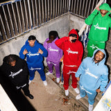 New None of Us TRACKSUIT NOFS BLEU CLAIR UNISEX Unbranded Fits like Men's Large, Light Blue