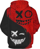 New Men's Hoodie Novelty 3D Funny Printed Graphic Pullover Hoodie Sweatshirts with Pockets Sz XXL