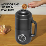 New Retails $165+ 10-in-1 Nut Milk Maker, 40oz Blender Homemade Almond, Oat, Soy, Coconut milk, Juice & Soup, Electric Bean Milk Machine with Delay Start/Auto-Clean/Boil Water/Keep Warm, Black