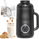 New Retails $165+ 10-in-1 Nut Milk Maker, 40oz Blender Homemade Almond, Oat, Soy, Coconut milk, Juice & Soup, Electric Bean Milk Machine with Delay Start/Auto-Clean/Boil Water/Keep Warm, Black