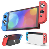 NEW Nyko Thin Case for Nintendo Switch OLED - Clear [Nintendo Switch Accessory] No Box, includes Manual & plastic protectant