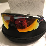 New Replica OAKLEY RADAR EV PATH Ruby Black Polarized Includes Case & cleaning cloth