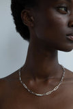 New Oak + Fort Link Chain Necklace with pendant, one size! Gold finish