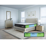 NEW OBUSFORME Comfort Series 11" Tri-Zone Spring Mattress w/quilted Bamboo Surface! Retails $749+ NOTE: Couple small marks on fabric from where plastic was damaged during transport, nothing serious!!