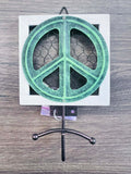 NEW Set of 2 Grasslands Road Decorative Metal and Wood Wall Hooks - Peace design