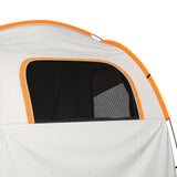 NEW Retails $260, Outsunny 2000mm Waterproof SUV Tent, Car Tent with 3 Doors and Mesh Window, for 5-6 Person Camping Travel, Grey and Orange