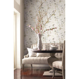 NEW York Wallcoverings Candice Olson Tranquil Linden Flower 33' L x 20.5" W Wallpaper Double Roll covers 56 Sq. Ft. ! Retails $199+