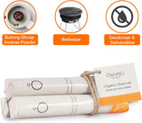 New Omved Organic Charcoal Grey Tablets for Multipurpose Use and Burning Dhoop 60 Tablets