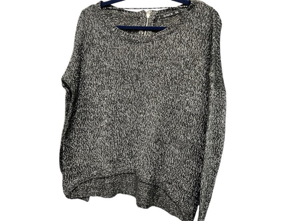 New Women's Lightweight Hi-Low Hem Knit Sweater by Onix, Sz XXL, Black