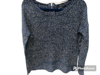 New Women's Lightweight Hi-Low Hem Knit Sweater by Onix, Sz XL Navy