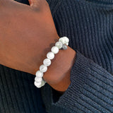 Retails $70+ New in Gift Box! Otter Spirit Howlite Healing Bracelet Authentic AAA Grade natural crystal Howlite~Balance~Healing~Calming! Includes explanation care card