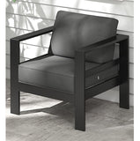 NEW IN BOX! OUTDOOR ALUMINUM PATIO CHAIR MODERN OUTDOOR 5" CUSHION RETAILS $320+