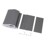 NEW Over Door Storage Organizer 5 Pockets Fabric with PVC Windows for Toys, Purses, Keys, Sunglasses, Hat Grey