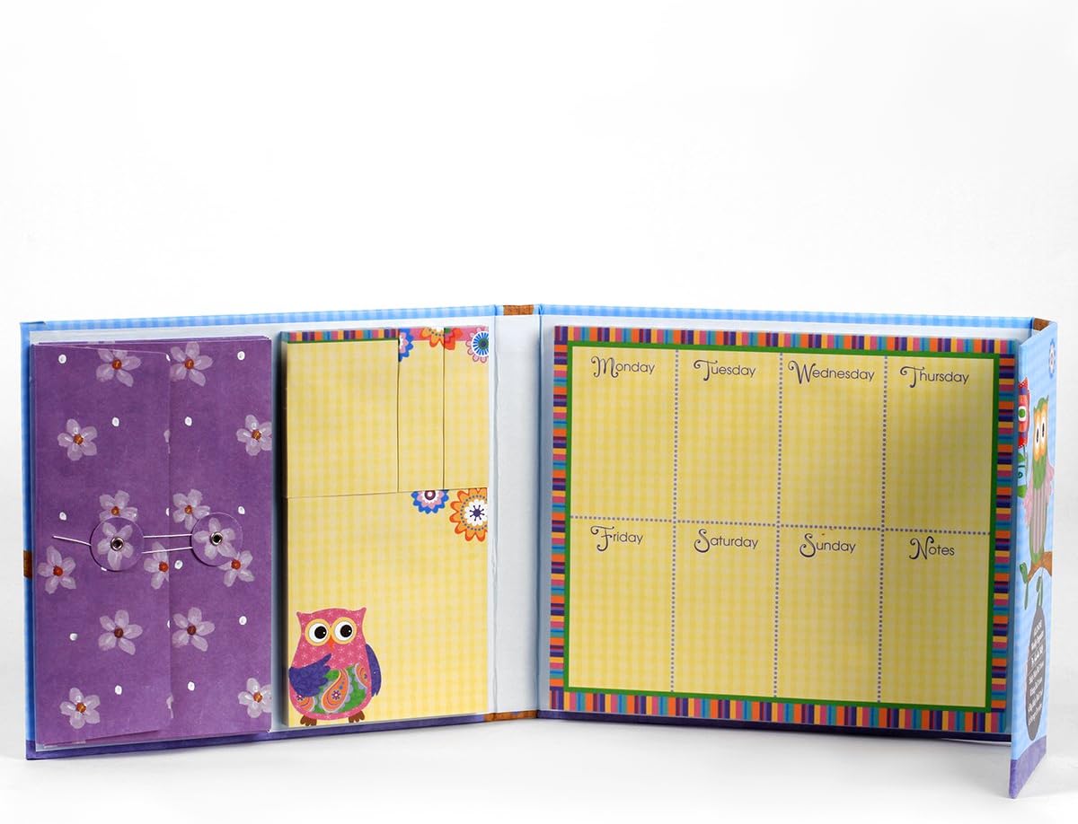 All-In-One Weekly Organizer - Sticky Note Pad (70 sheets), Writing Pad ...
