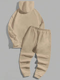 New OYOANGLE Men's 2 Piece Tracksuit Outfits Cartoon Graphic Hoodie and Sweatpants Sport Set Sz XL! Retails $74+