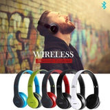 New NCR P47 5.0+ EDR Wireless Rechargeable Bluetooth Over-Ear Headphones, Foldable Headset with Mic (WHITE)