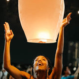 New 10 Pack Chinese Paper Lanterns 100% ECO Friendly Biodegradable Paper Release in Heaven for Weddings Birthdays Party and Memorials