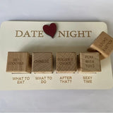 New Party Wooden Date Night Dice For Couple