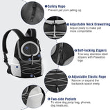 New Retails $45+ Pawaboo Pet Dog Carrier Backpack, Puppy Dog Travel Front Carrier for Small Medium Dogs Cats, Adjustable Breathable Dog Carrying Backpack with Safety Strips for Hiking, Walking (Black M Up to 10 lbs)