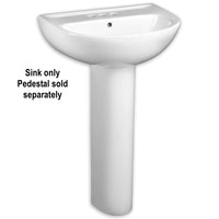New American Standard Evolution 17.5'' Vitreous China U-Shaped Bathroom Sink with Overflow Retails $422+