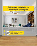 New Retails $75+ Perma Child Safety 2741 Indoor/Outdoor Retractable Gate, Extra Wide 71in - Grey!