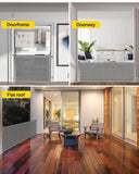 New Retails $75+ Perma Child Safety 2741 Indoor/Outdoor Retractable Gate, Extra Wide 71in - Grey!