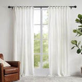 New 2 Pack Black Curtain Rods for Windows 48 to 84 Inch, 5/8 Inch Diameter Splicing Drapery Rods, Long Curtain Rod Set with Brackets