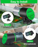 New Petbank Automatic Fish Feeder for Aquarium - Auto Fish Food Dispenser Rechargeable for Fish Tank Vacation Fish Feeder Timer with USB Charger Cable