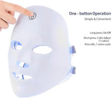 New Retails $260+ Photon Light Therapy LED Face Mask 7 Multi Colour Lights for Anti Aging, Facial Beauty Device