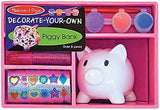 New Melissa & Doug Decorate-Your-Own Piggy Bank Craft Kit