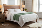 New in box! Amazing Pike & Main Live-Edge HEADBOARD with decorative dovetail joiner! Fits Full or Queen Size! Great Quality, Solid & Very Heavy!