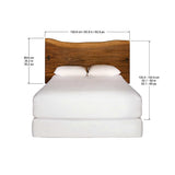 New in box! Amazing Pike & Main Live-Edge HEADBOARD with decorative dovetail joiner! Fits Full or Queen Size! Great Quality, Solid & Very Heavy!