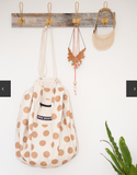 New Multi Purpose Cotton Canvas Play Pouch designed to play toys on and when finished pack them away easily into this handy play pouch! Retails $90+