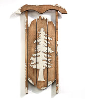 New Wood Plank Sleigh Wall Décor by Giftcraft!