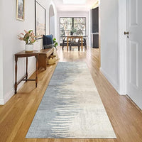 New Pomhrory Runner Rug Carpet for Hallway 2 Feet X 8 Feet Anti Skid Floor Mat with Non Slip Grip Back for Kitchen Laundry Room Bedroom Bathroom and Entryway, Grey!
