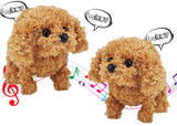 New Walking and Barking Dog Soft Toy Fantastic Puppy Battery Operated Walking Dog Jump Run Toy Kid (Jumping Dog) Best Birthday Gift for Boys and Girls (Poodle)