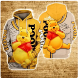 NEW Winnie the Pooh 3D Printed Hoodie/Zipper Hoodie, Sz M, Retails $65US+