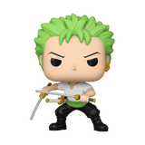 New in box! One Piece Pop! Roronoa Zoro (Two Sword Style)